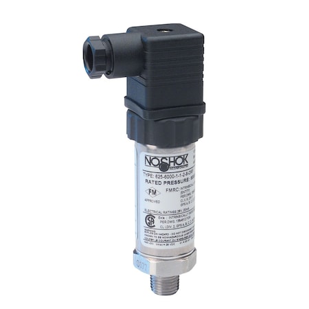 Pressure Transmitter, 0 Psig To 10000 Psig, 0.25% Accuracy (BFSL), 4 MA To 20 MA Output, 1/2 NPT Male, Hirschmann